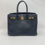 Hermes Birkin 30 Epsom Retourne Indigo GHW