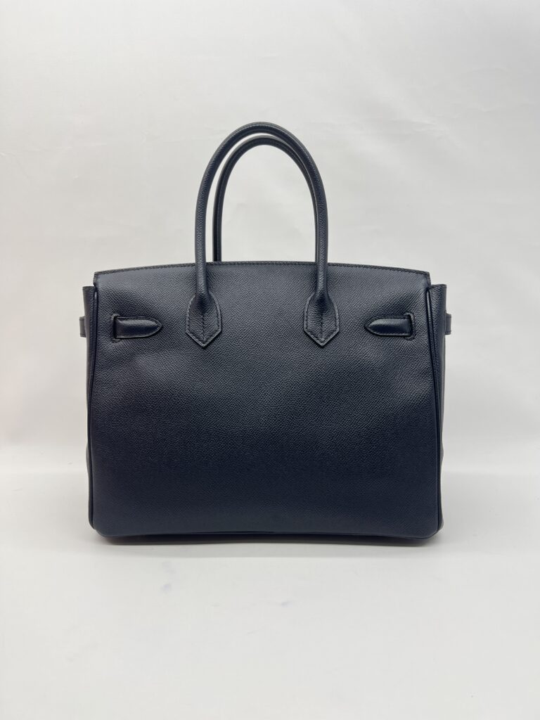 Hermes Birkin 30 Epsom Retourne Indigo GHW