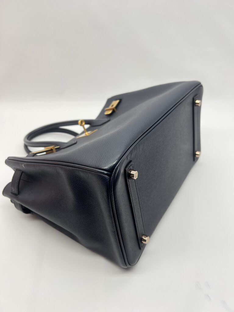 Hermes Birkin 30 Epsom Retourne Indigo GHW