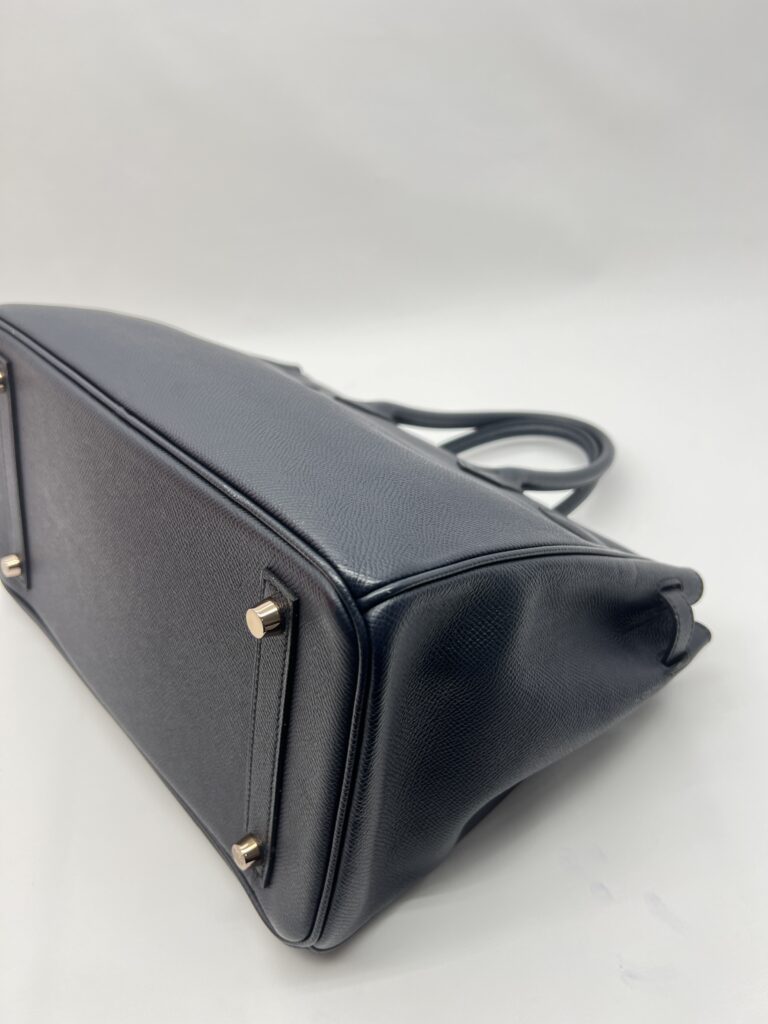 Hermes Birkin 30 Epsom Retourne Indigo GHW