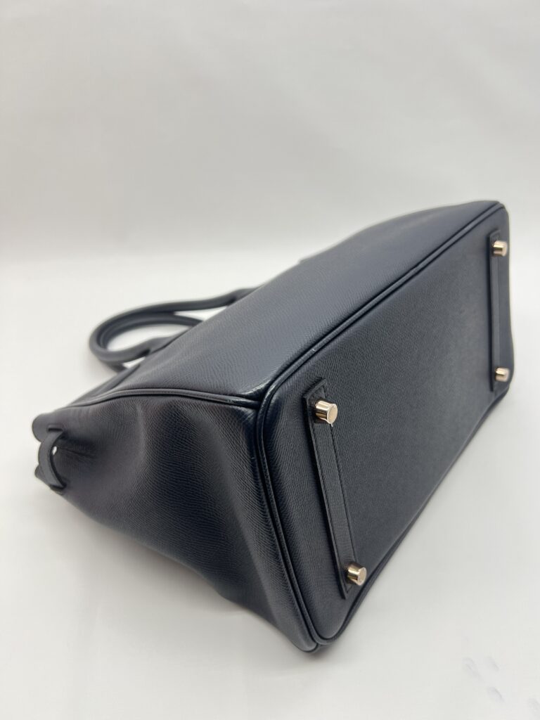 Hermes Birkin 30 Epsom Retourne Indigo GHW