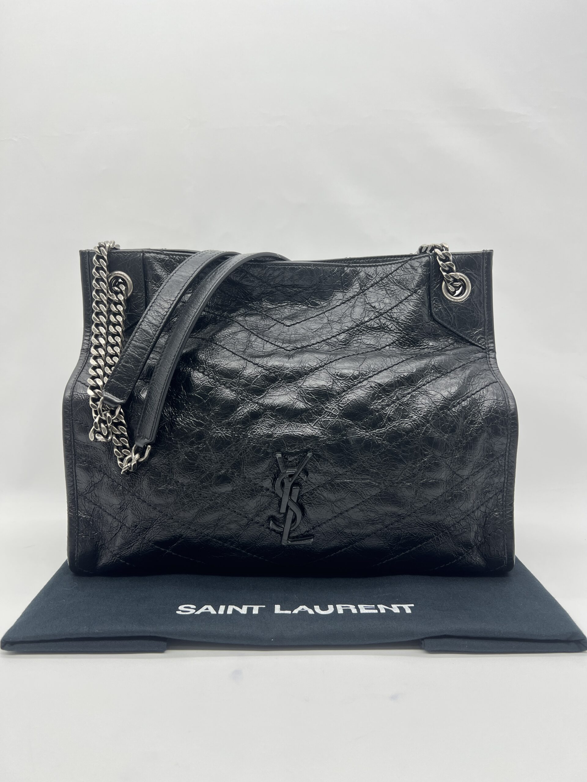 Saint Laurent Niki Shopping Tote Black RHW