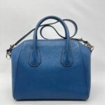 Givenchy Small Antigona Grained Blue SHW