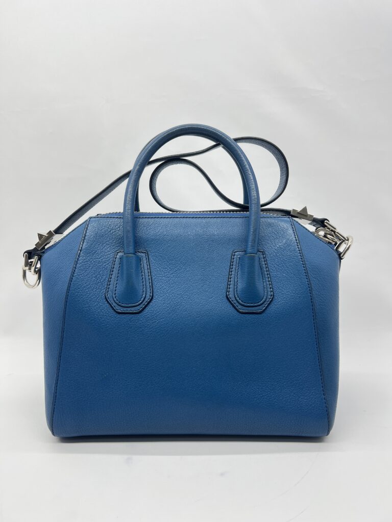 Givenchy Small Antigona Grained Blue SHW