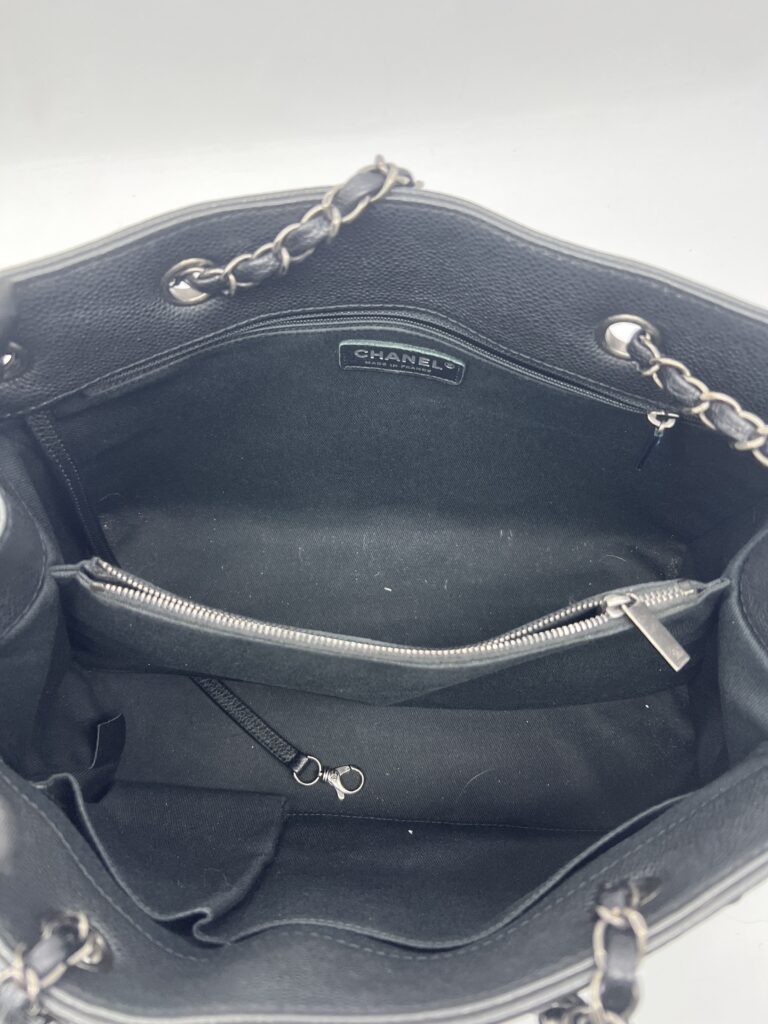 Chanel Shopping Tote Caviar Black RHW