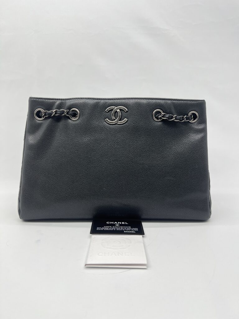 Chanel Shopping Tote Caviar Black RHW
