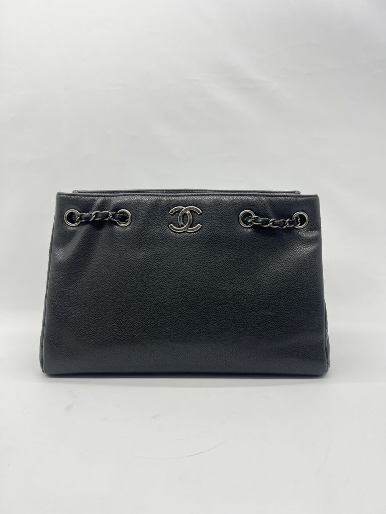 Chanel Shopping Tote Caviar Black RHW
