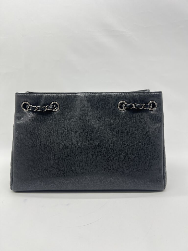 Chanel Shopping Tote Caviar Black RHW