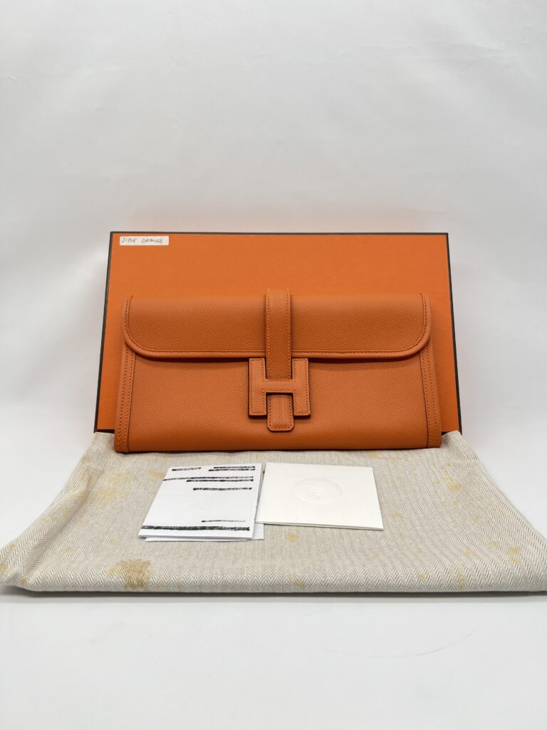 Hermes Jige Elan 29 Epsom Orange