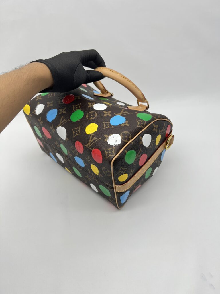 Louis Vuitton Speedy Bandou 25 Monogram Infinity Dots Yayoi Kusama