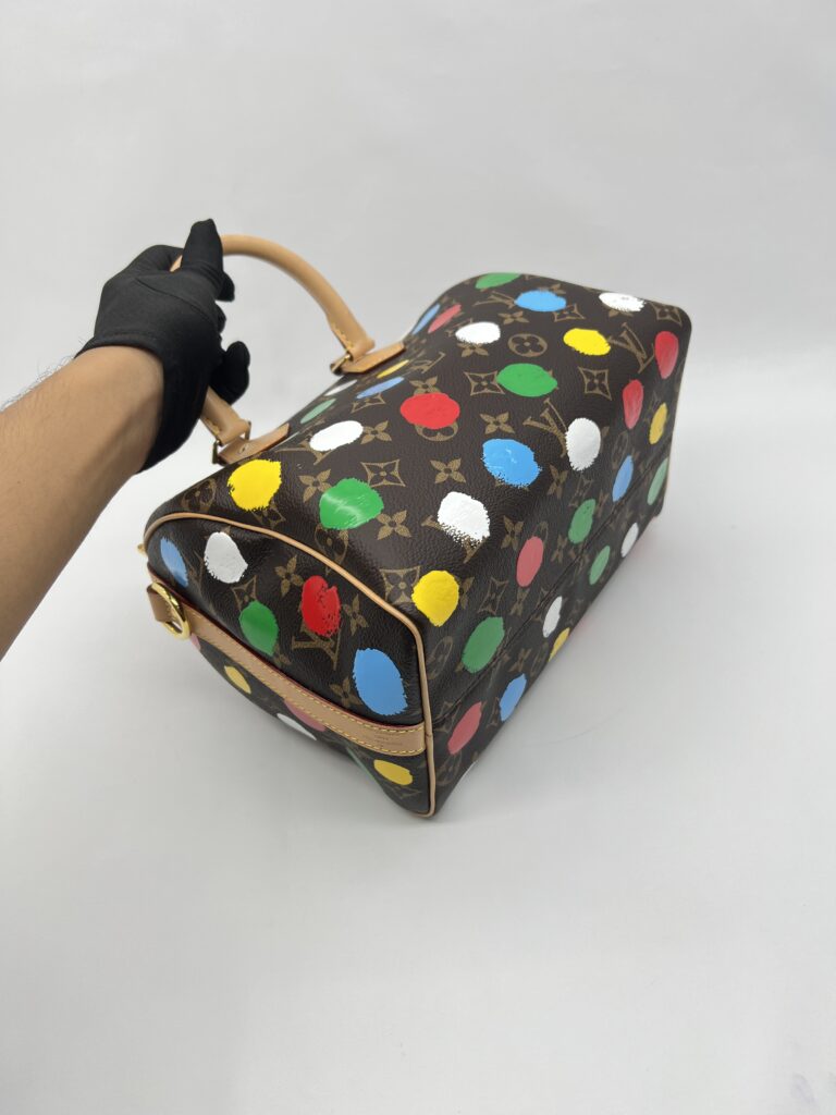 Louis Vuitton Speedy Bandou 25 Monogram Infinity Dots Yayoi Kusama