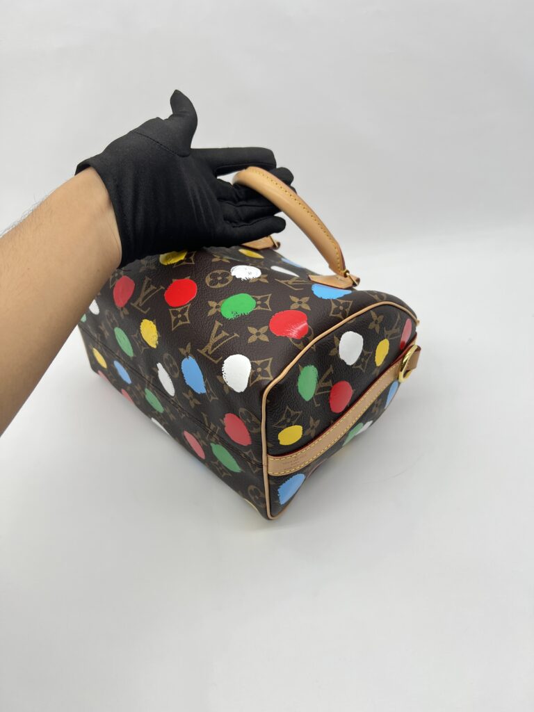 Louis Vuitton Speedy Bandou 25 Monogram Infinity Dots Yayoi Kusama