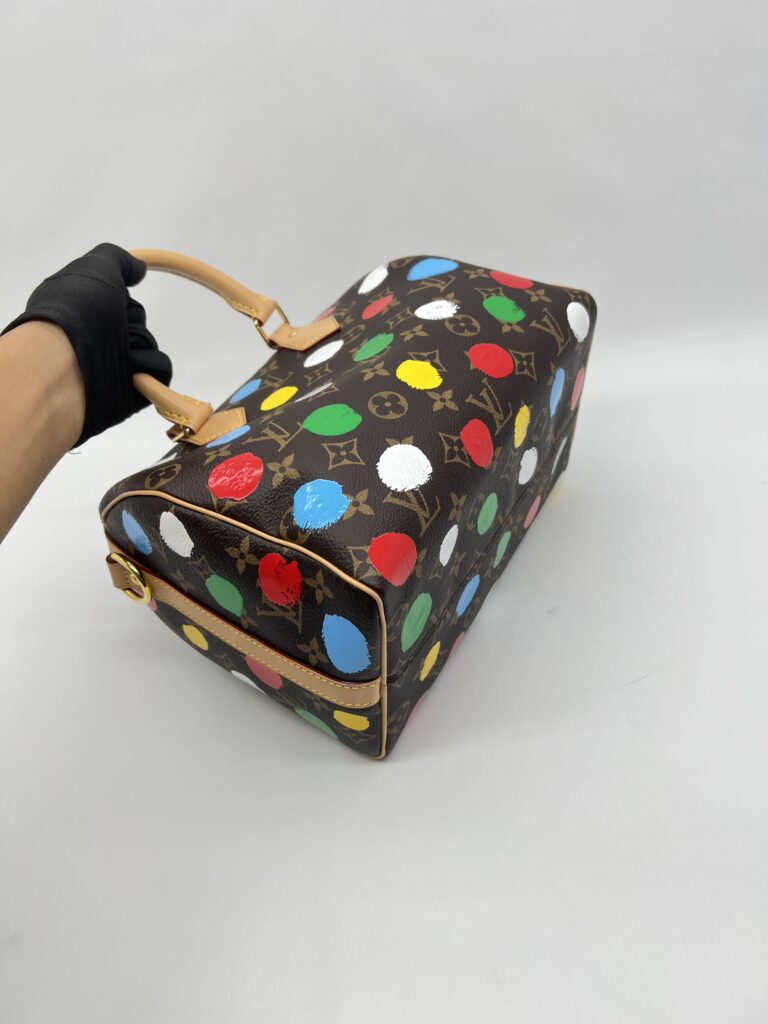 Louis Vuitton Speedy Bandou 25 Monogram Infinity Dots Yayoi Kusama