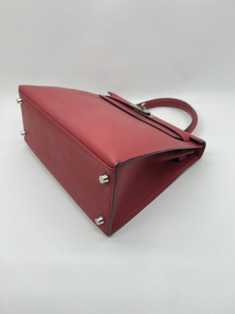 Hermes Kelly 28 Epsom Rouge Casaque PHW