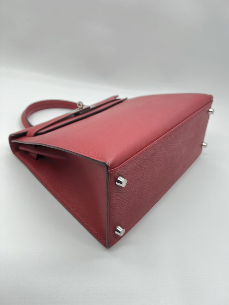 Hermes Kelly 28 Epsom Rouge Casaque PHW