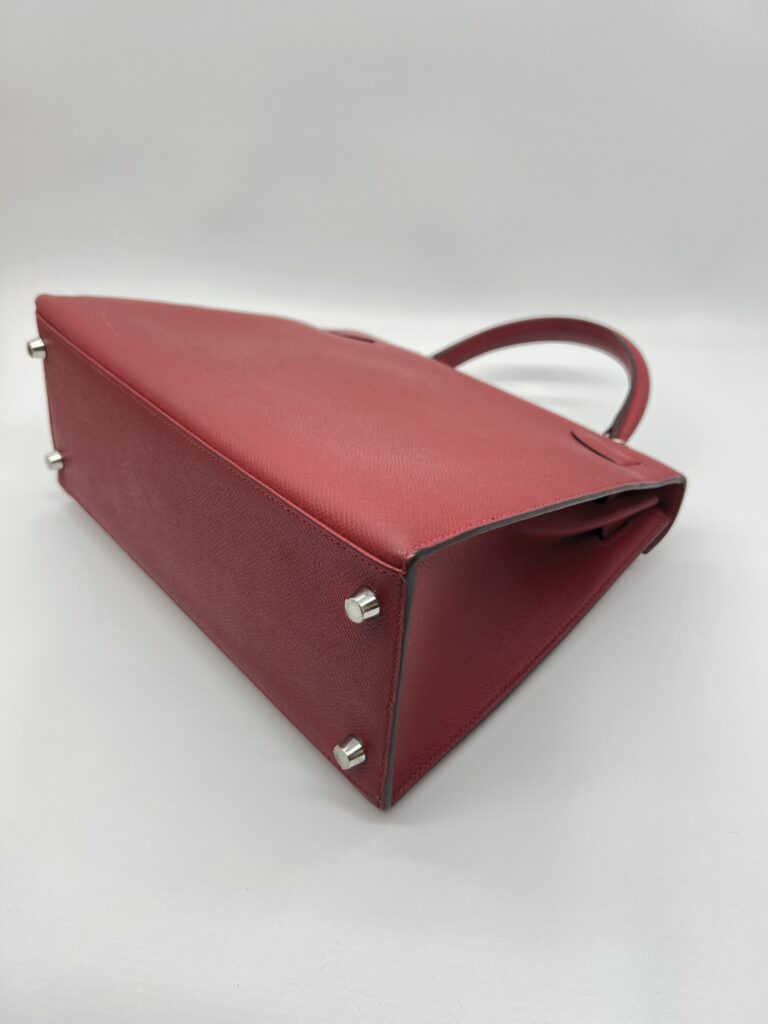 Hermes Kelly 28 Epsom Rouge Casaque PHW