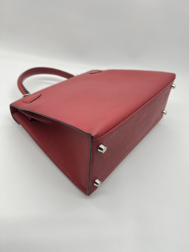 Hermes Kelly 28 Epsom Rouge Casaque PHW
