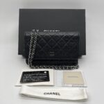 Chanel WOC Caviar Black GHW