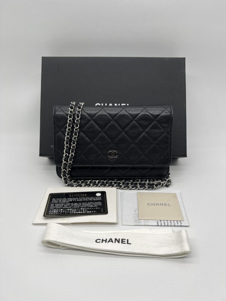 Chanel WOC Caviar Black GHW