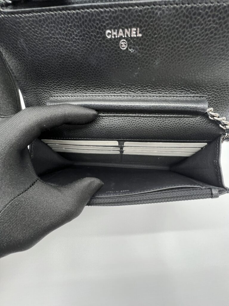 Chanel WOC Caviar Black GHW