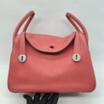 Hermes Lindy 30 Clemence Rouge Bougainvillea PHW