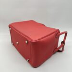 Hermes Lindy 30 Clemence Rouge Bougainvillea PHW