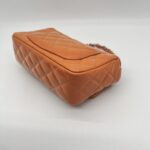 Chanel Mini Rectangle Patent Orange SHW