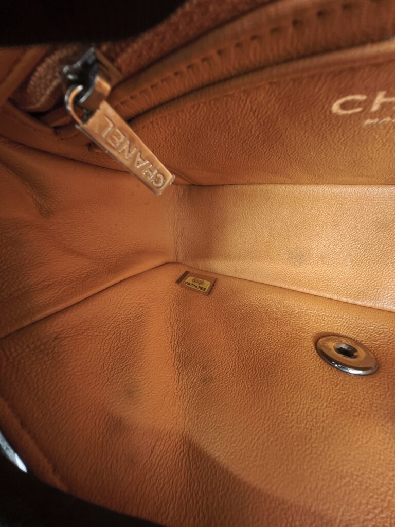 Chanel Mini Rectangle Patent Orange SHW