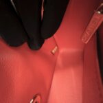 Chanel Mini Rectangle Lambskin Red Coral LGHW