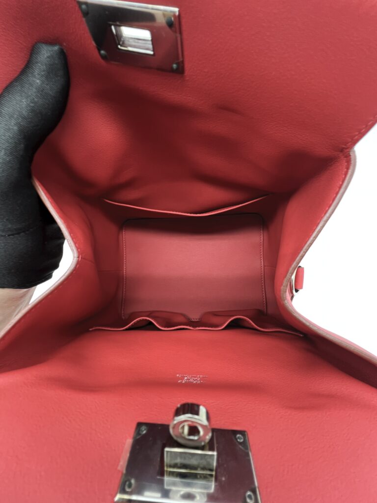 Hermes Toolbox 20 Swift Vermillon PHW