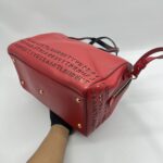 Saint Laurent SAC Flirty Bowling Perforated Red Navy Black GHW
