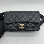 Chanel Quilted Mini Romance Lambskin Black GHW
