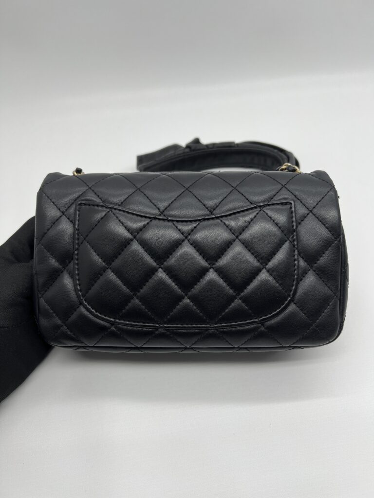 Chanel Quilted Mini Romance Lambskin Black GHW