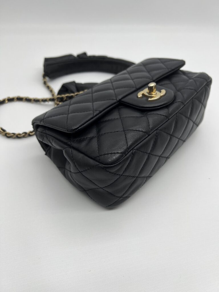 Chanel Quilted Mini Romance Lambskin Black GHW