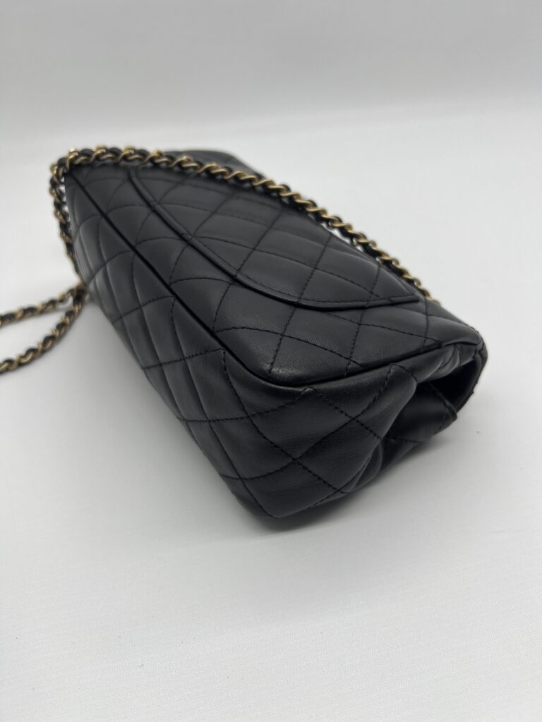 Chanel Quilted Mini Romance Lambskin Black GHW