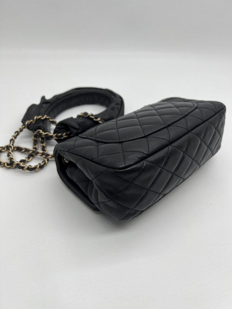Chanel Quilted Mini Romance Lambskin Black GHW