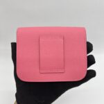Hermes Constance Slim Compact Rose Azalee PHW