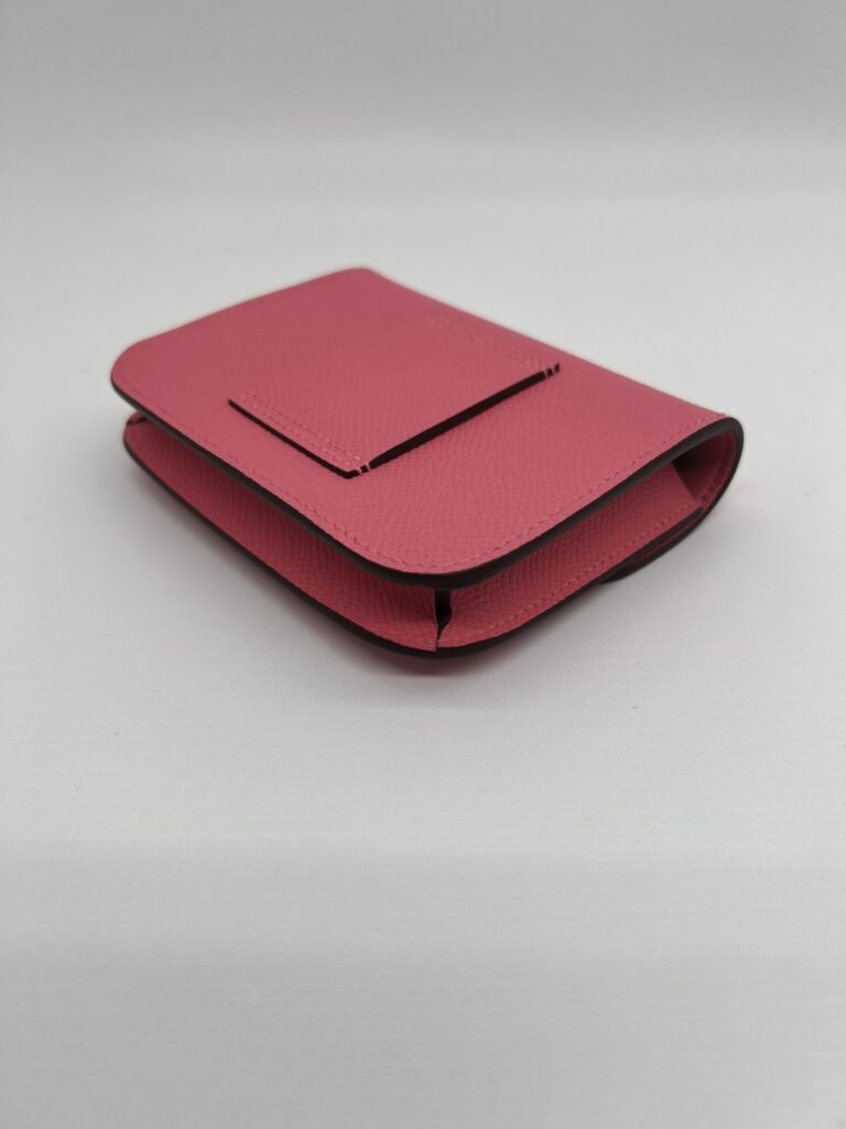 Hermes Constance Slim Compact Rose Azalee PHW