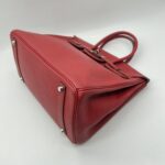 Hermes Birkin 35 Clemence Vermillon PHW