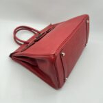 Hermes Birkin 35 Clemence Vermillon PHW