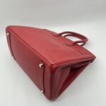 Hermes Birkin 35 Clemence Vermillon PHW