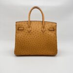 Hermes Birkin 30 Ostrich Tabac Camel PHW