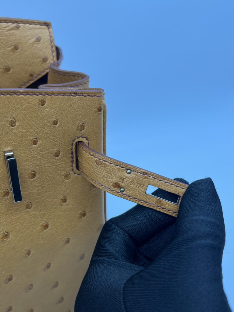 Hermes Birkin 30 Ostrich Tabac Camel PHW