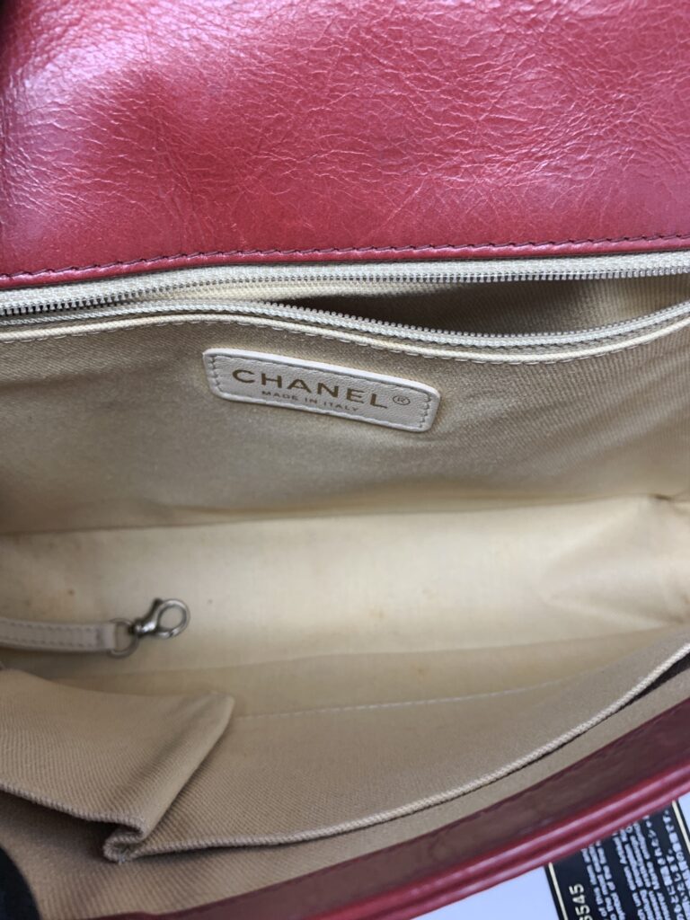 Chanel Boy 30 Lambskin Red GHW