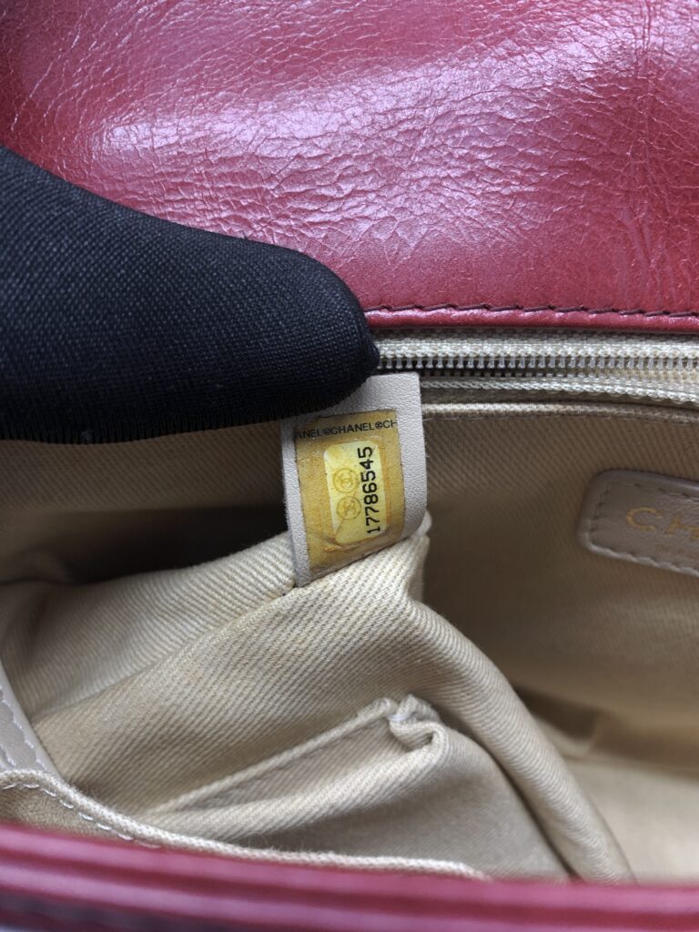 Chanel Boy 30 Lambskin Red GHW
