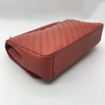 Chanel Flap Bag Caviar Red Orange GHW