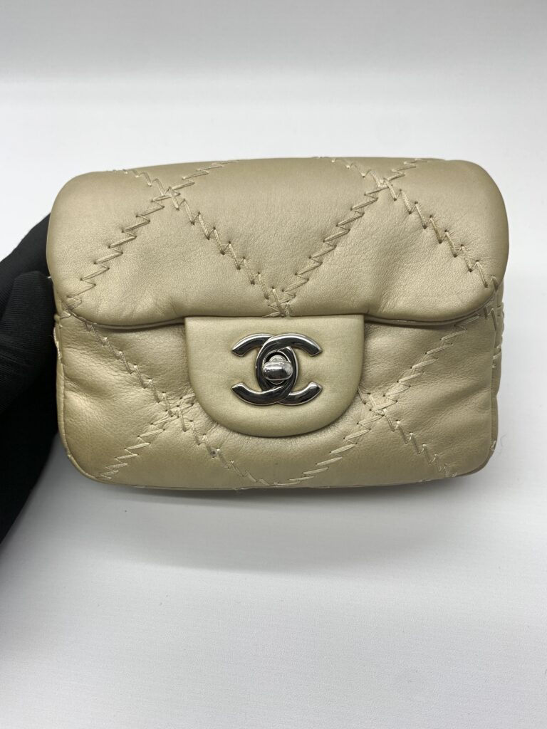 Chanel Ultimate Stitch Mini Flap Light Gold SHW