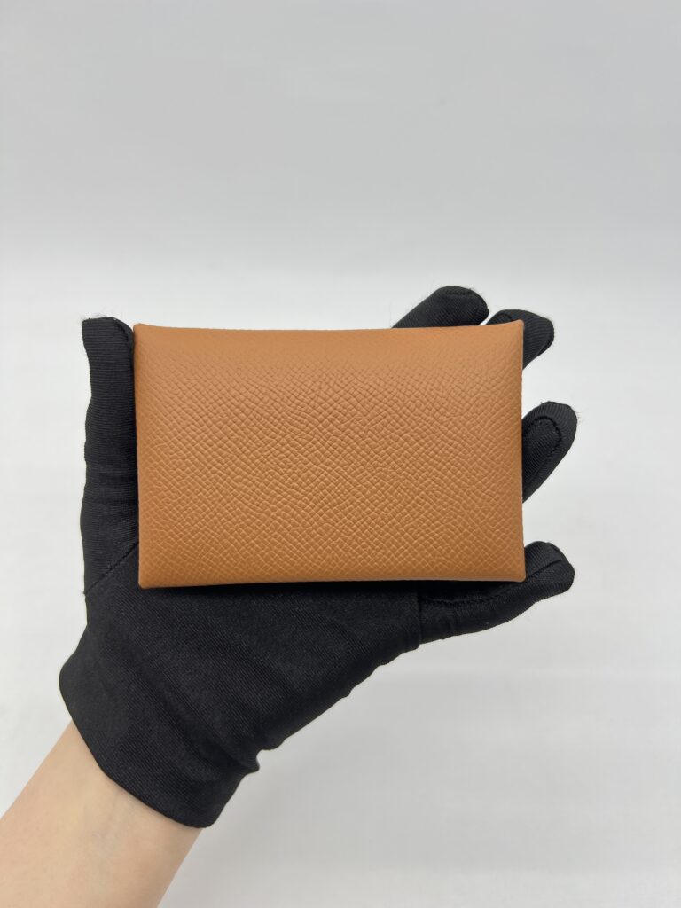 Hermes Calvi Epsom Gold PHW