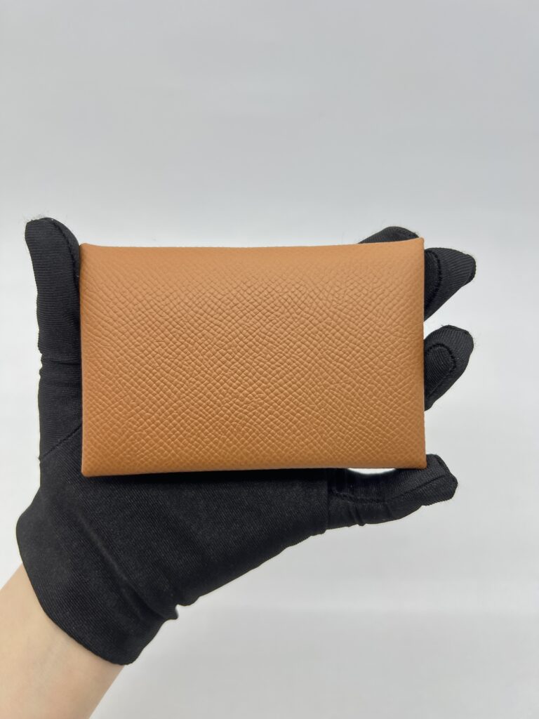 Hermes Calvi Epsom Gold PHW
