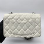 Chanel Classic Wallet On Chain Caviar White LGHW
